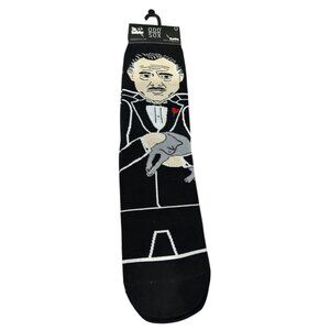 ODD SOCKS The Godfather Holding a Cat Men's Knit Socks Size 8-12